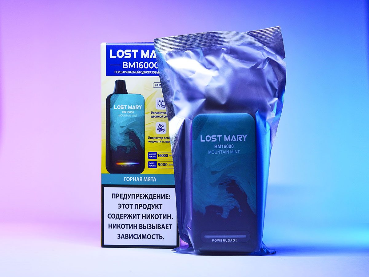 LOST MARY BM 16000 Mountain Mint (Горная мята) LOST MARY BM 16000 Mountain Mint (Горная мята)