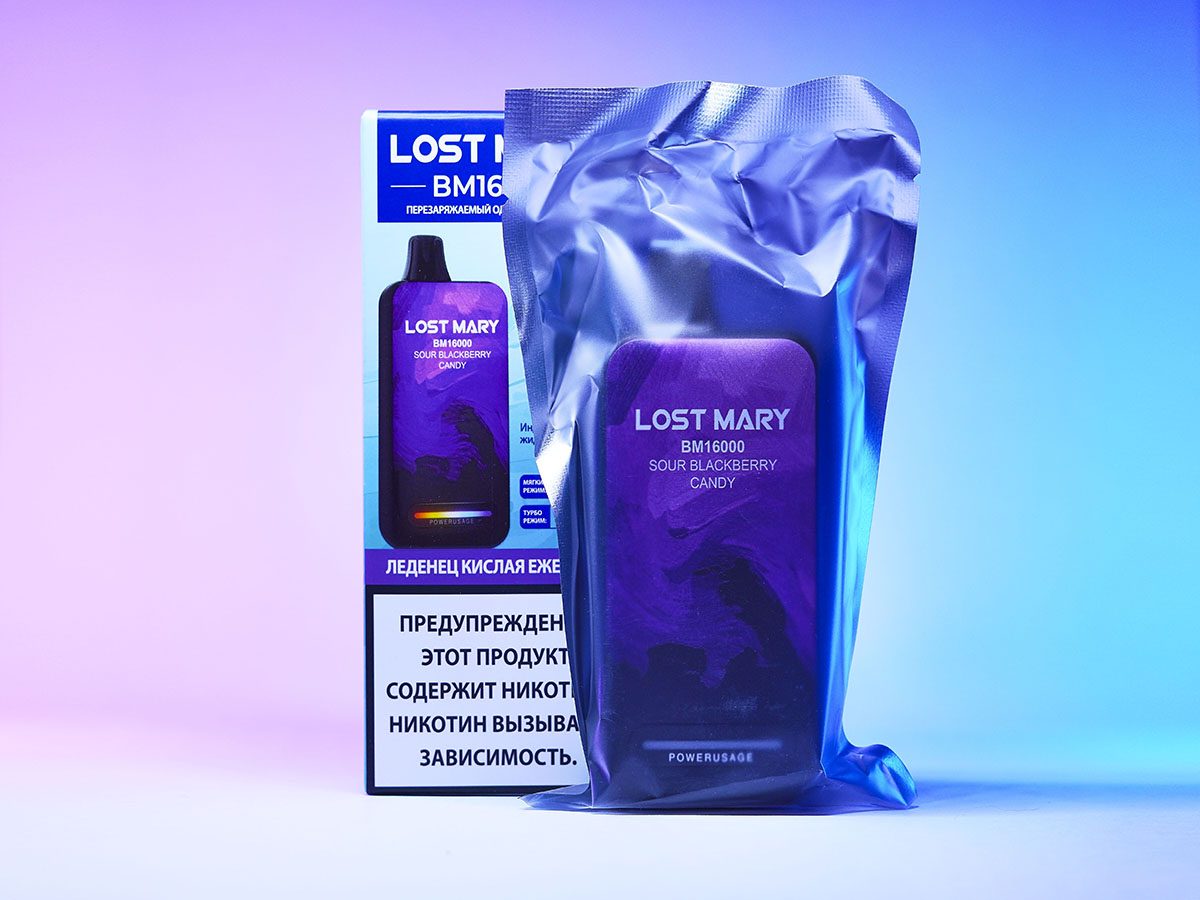 LOST MARY BM 16000 Sour Blackberry Candy (Кислые ежевичные конфеты) LOST MARY BM 16000 Sour Blackberry Candy (Кислые ежевичные конфеты)