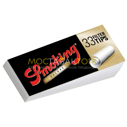 Сигаретные фильтры для самокруток Smoking Tips Deluxe (33 шт)
