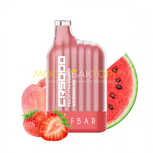 Электронные сигареты Elf Bar CR5000 - Персик клубника арбуз (Peach Strawberry Watermelon)