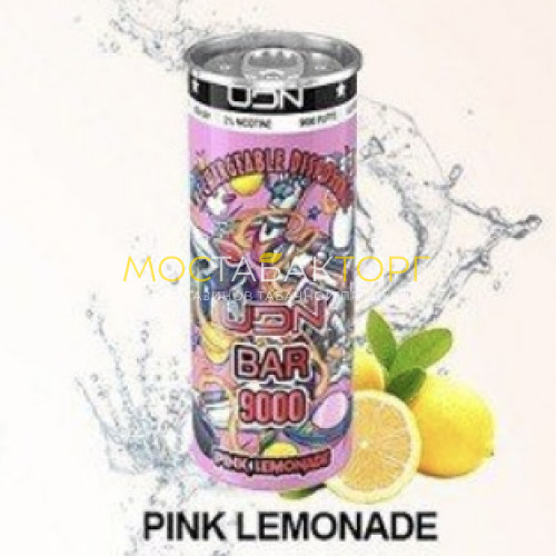 Электронные сигареты UDN BAR 9000 Pink Lemonade (УДН Бар Розовый Лимонад)