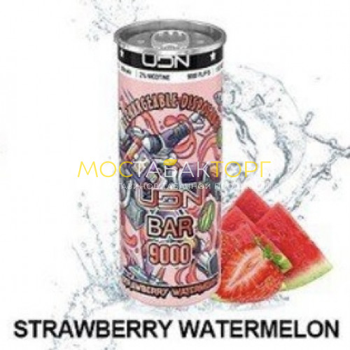 Электронные сигареты UDN BAR 9000 Strawberry Watermelon (УДН Бар Клубника Арбуз)