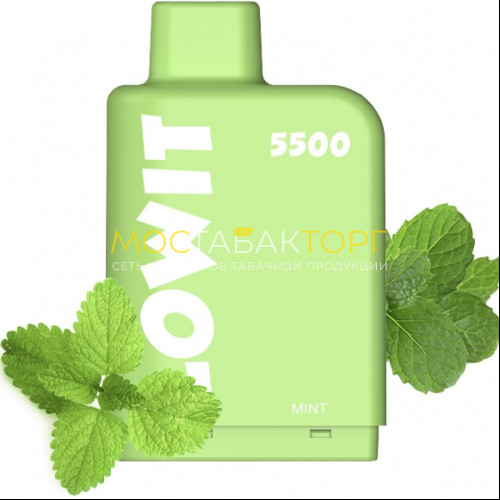 Сменный картридж Elf Bar Lowit 5500 - Мята