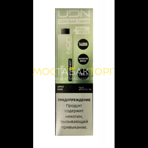 Электронные сигареты UDN BAR 14000 Яблоко Груша