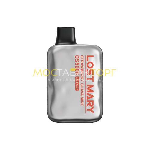 Электронные сигареты Lost Mary OS 5000 - Strawberry Guava Mint (Клубника гуава мята)