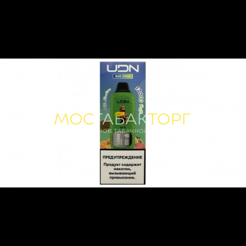 Электронные сигареты UDN BAR 12000 POG (УДН Бар Маракуйя Апельсин Гуава)