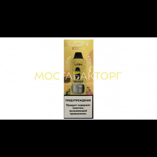 Электронные сигареты UDN BAR 12000 Kiwi Passion Fruit Guava (УДН Бар Киви Маракуйя Гуава)