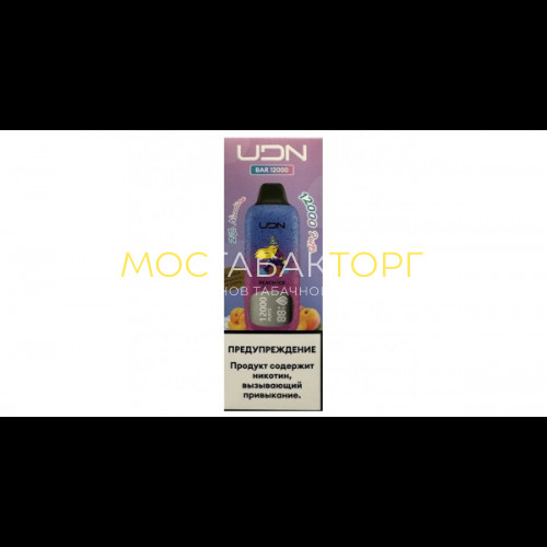 Электронные сигареты UDN BAR 12000 Peach Ice (УДН Бар Персик Лёд)