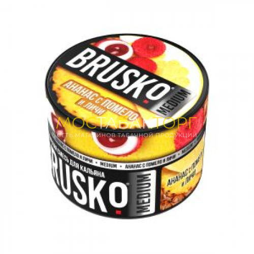 Табак для кальяна Brusko Medium 50 гр (Ананас с помело и личи)