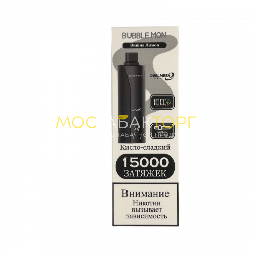 Электронные сигареты BUBBLE Mon Booster P-15000 Вишня Лимон