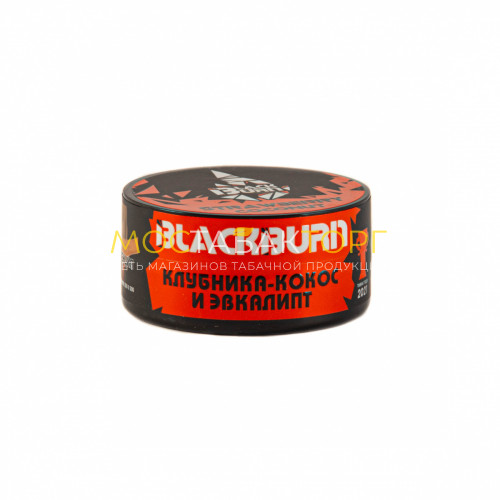 Табак для кальяна Black Burn Strawberry Coconut (Клубника с кокосом и эвкалиптом) 25 гр