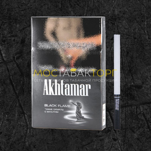 Сигареты Ахтамар Блек Фрейм (Akhtamar Black Flame Nanokings 5.4/84)