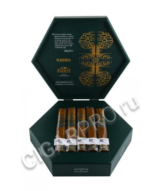 Cигары Plasencia Alma Fuerte Sixto I Hexagono Claro
