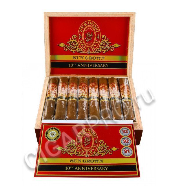 Сигары Perdomo Reserve 10th Anniversary Sun Grown Robusto