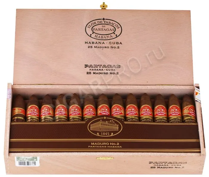 Сигары Partagas Maduro №2