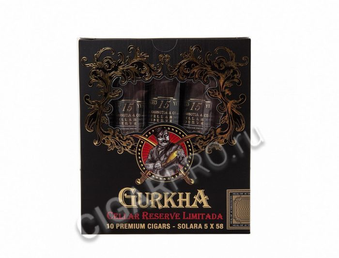 Gurkha Cellar Reserve Limitada Solara Double Robusto 10 штук в картоне