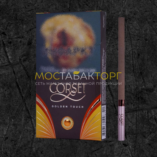 Сигареты Корсет Суперслимс Голден Тач (Corset Superslims Golden Touch)