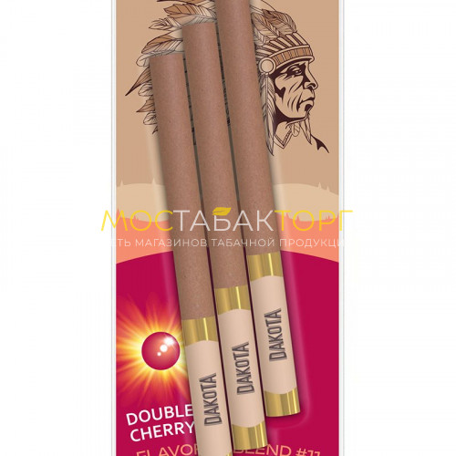 Сигареты Дакота Компакт Двойная вишня QS (Dakota Compact Double Cherry QS (3шт))