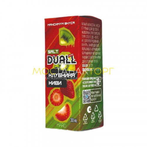 Жидкость для вейпов Duall Salt Extra Hard - Клубника киви