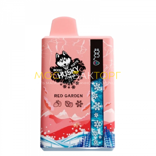 Электронные сигареты Хаски Аир Макс 2.0 8000 Клубника Мята (Husky Airmax 2.0 8000 Red garden)