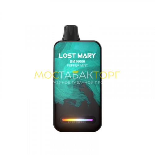 Электронные сигареты Lost Mary BM 16000 - Pepper Mint (Перечная мята)