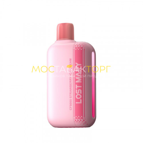 Электронные сигареты Lost Mary CF 8000 - Strawberry Ice Cream (Клубничное мороженое)