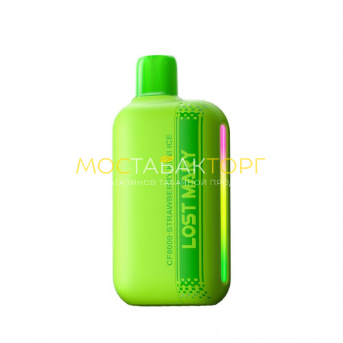 Электронные сигареты Lost Mary CF 8000 - Strawberry Kiwi Ice (Клубничный киви лёд)