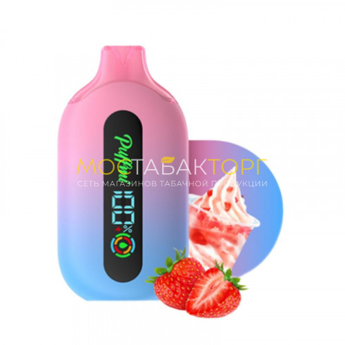 Электронные сигареты PuffMi Pure 12000 - Клубничное мороженое