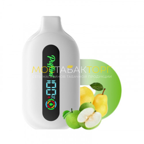 Электронные сигареты PuffMi Pure 12000 - Яблоко груша