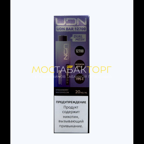 Электронные сигареты UDN BAR 12700 Клубника Арбуз
