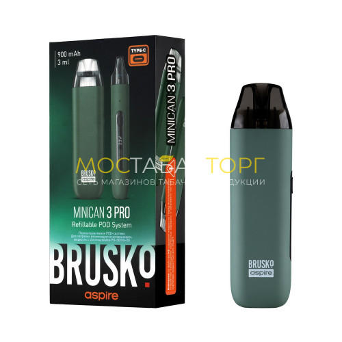 Pod-система Brusko Minican 3 Pro Зеленый