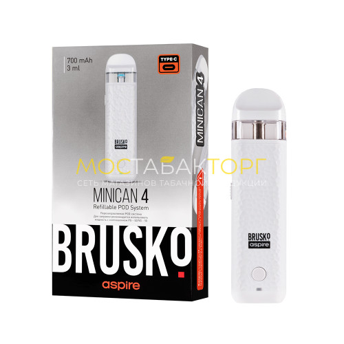 Pod-система Brusko Minican 4, 700мАч, Белый