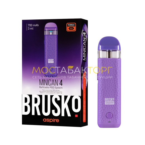 Pod-система Brusko Minican 4, 700мАч, Фиолетовый
