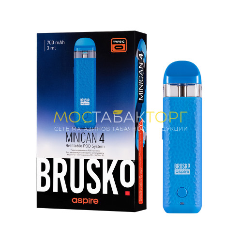 Pod-система Brusko Minican 4, 700мАч, Синий