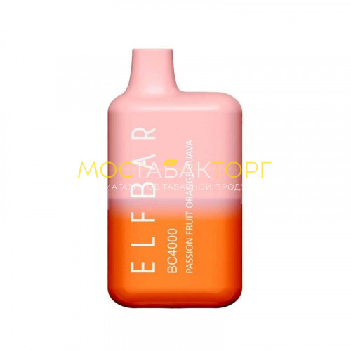 Электронные сигареты Elf Bar BC4000 - Маракуйя апельсин гуава (Passion Fruit Orange Guava)