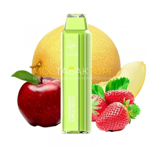 Электронные сигареты Elf Bar Crystal 2500 - Клубника яблоко дыня (Strawberry Apple Melon)