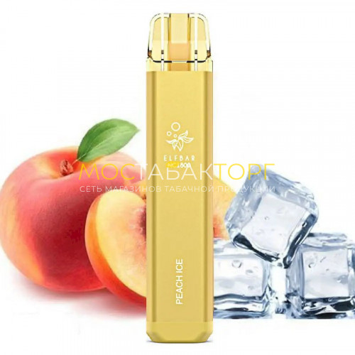 Электронные сигареты Elf Bar NC1800 - Персиковый лёд (Peach Ice)