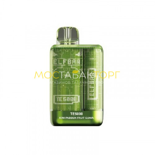 Электронные сигареты Elf Bar TE5000 - Киви маракуйя гуава (Kiwi Passion Fruit Guava)