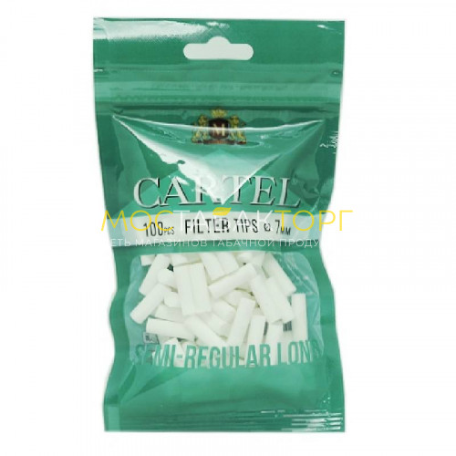 Сигаретные фильтры для самокруток Cartel Semi-Regular (100 шт)