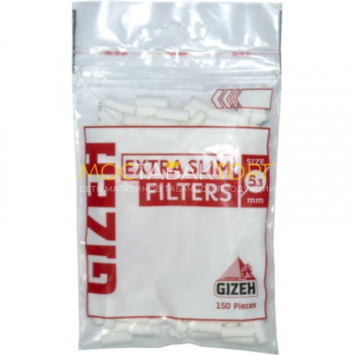 Сигаретные фильтры для самокруток Gizeh Extra Slim (150 шт)