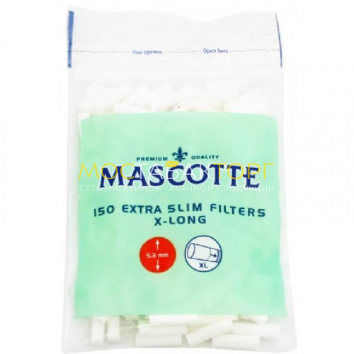 Сигаретные фильтры для самокруток Mascotte Extra Slim Filters (150 шт)