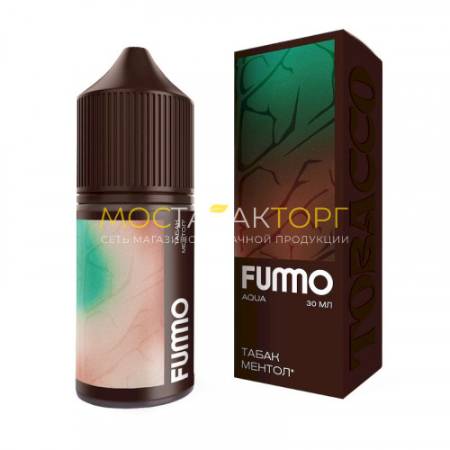 Жидкости для электронных сигарет Fummo Aqua Tobacco - Табак ментол