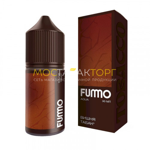Жидкости для электронных сигарет Fummo Aqua Tobacco - Табак вишня