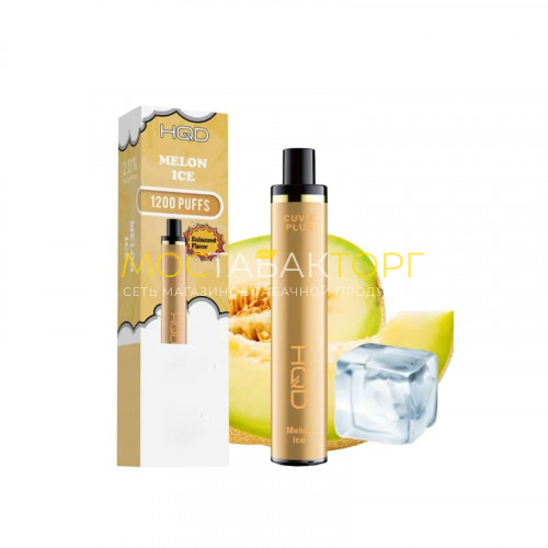 Электронные сигареты HQD Cuvie Plus Melon Ice (hqd Куви Плюс Дыня Торпедо)