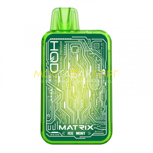 Электронные сигареты HQD Matrix Ice Mint (hqd Матрикс Ледяная Мята)