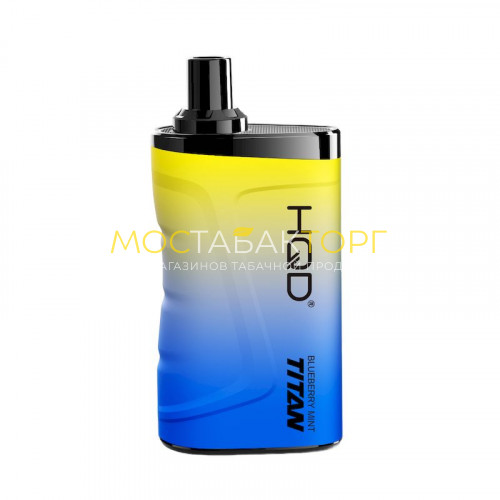 Электронные сигареты HQD Titan Blueberry Mint (hqd Титан Черника Мята)