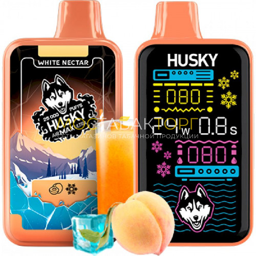 Электронные сигареты Husky Air Max Ultra Strong 25000 White Nectar (Нектар Белого персика)