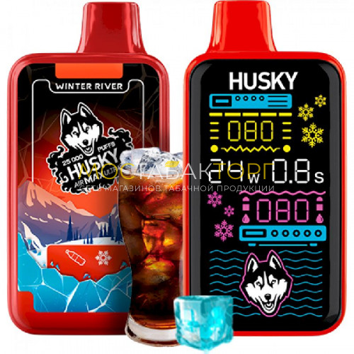 Электронные сигареты Husky Air Max Ultra Strong 25000 Winter River (Ледяная Кола)
