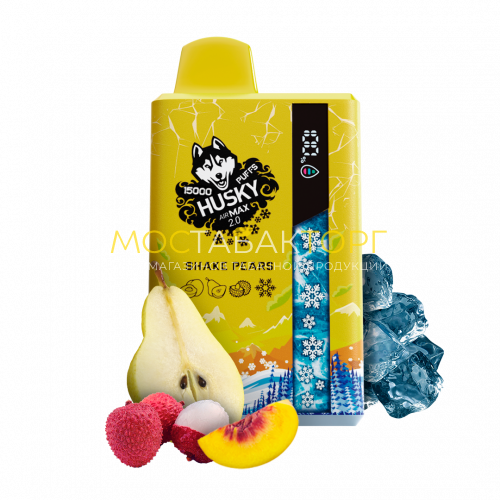 Электронные сигареты Husky airmax 2.0 SHAKE PEARS Со вкусом груши, личи, персика и льда