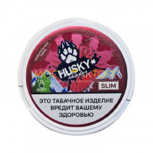 Жевательный табак Husky Soft Slim - Cherry (Вишня), 10г